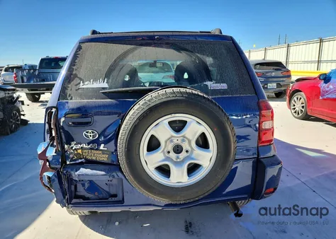 2004 Toyota Rav4 из США, поврежденный, VIN JTEGD20V740008544